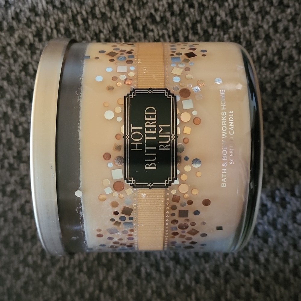 Hot buttered rum 3 wick candle